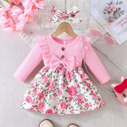 Pink baby dress