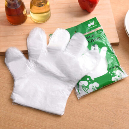 Disposable nylon gloves